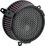 Cobra USA Air Cleaner Kit for 2000-17 Harley Dyna Models - Plain/Black - 606-0102-03B