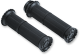 Kuryakyn Riot Grips for Harley Electra / Road / Street Models - Satin Black - 3583
