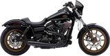 Cobra USA El Diablo 2-into-1 Exhaust for 2012-17 Harley Dyna Models - Black - 6477B