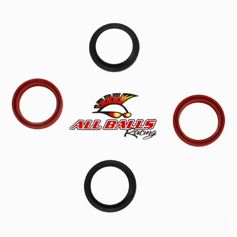 All Balls Racing Fork Oil and Dust Seal Kit for Kawasaki KDX200 / KX250 Models - 56-138
