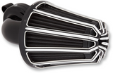 Arlen Ness Monster Sucker Air Cleaner Kits for 2008-17 Harley Touring FBW - 10-Gauge Black - 81-007