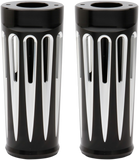 Arlen Ness 20-029 Black Deep Cut Fork Boots for 2014-19 Harley FLH models