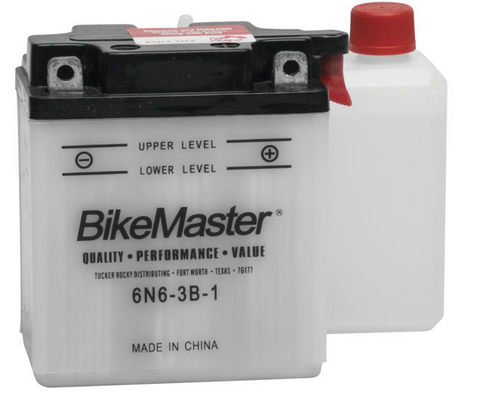 Bike Master Performance Conventional Battery -  6 Volts - 6N6-3B-1
