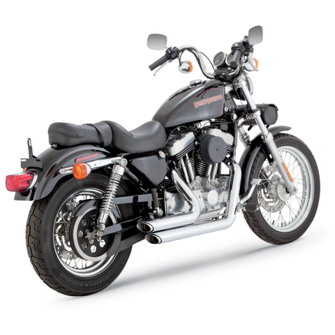 Vance & Hines Shortshots Staggered Exhaust for 1999-03 Halrey Sportsters - Chrome - 17223