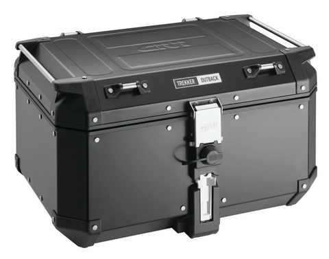 GIVI Outback Series Aluminum Top Case 58 Liter - Black - OBKN58BA