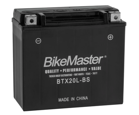 Bike Master Performance+ Maintenance Free Battery - 12 Volts - BTX20L-BS