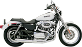 Bassani Road Rage Exhaust for 2007-14 Harley 883 / 1200 Models - Chrome - 14112J