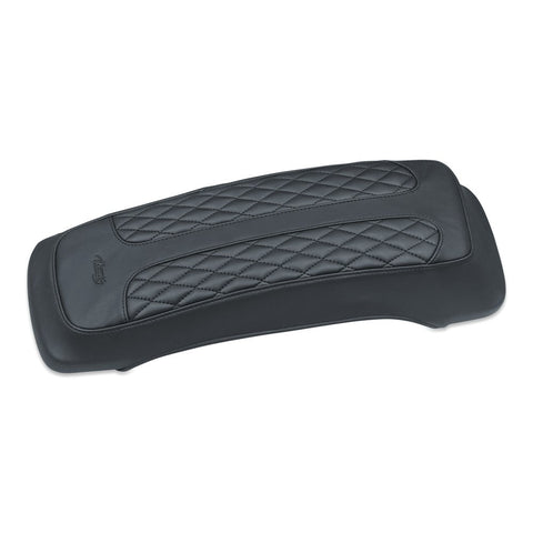 Mustang Saddlebag Lid Covers; Black; Perewitz; 93-13 FLH; FLT