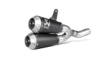 Akrapovic Titanium Slip-On Muffler for 2015-20 Ducati Scrambler - S-D8SO4-CUBTBL