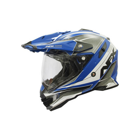 AFX FX-41 Dual Sport Range Helmet - Matte Blue - Small