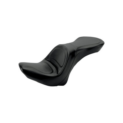 Saddlemen Explorer 2-Up Seat for 2006-17 Harley Softail Heritage Classic - Black/Smooth Stitched - 800-23-0291