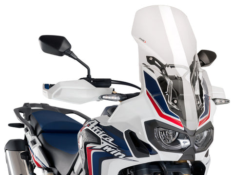 Puig Touring Windscreen for 2016-17 Honda CRF1000L Africa Twin - Clear - 8905W