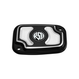 Cafe Front Brake Master Cylinder Cover for Harley-Davidson - 0208-2114-BM
