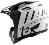 Answer Racing AR5 Crypto Motocross Helmet - Black/White - Small