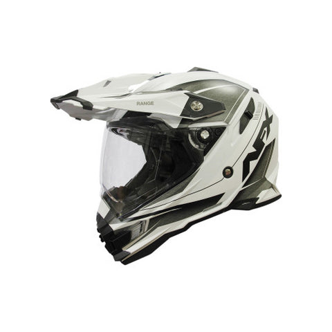 AFX FX-41 Dual Sport Range Helmet - Matte White - Medium