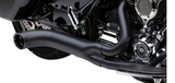Cobra Turnout Exhaust System for 2017-22 Harley FL Touring models - Black - 6271B