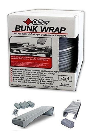 Caliber Bunk Wrap Kit with End Caps - Grey - 16ft x 2in x 4in - 23050