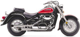 Cobra USA Slash-Cut Exhaust System for 2001-09 Suzuki VL800 - Chrome - 3167SC