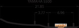 Woodys EYV3-5500 Extender Trail III Flat-Top Carbide Runners for 1999-00 Yamaha Phazer