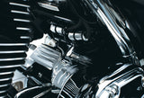 Kuryakyn 7779 - Starter Mount Cover for Harley-Davidson - Chrome