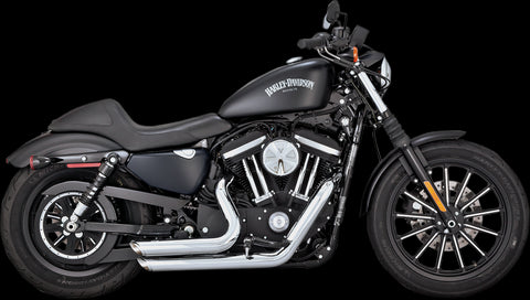 Vance & Hines -17229 Shortshots Staggered Exhaust for 2014-18 Harley Sportster - Chrome