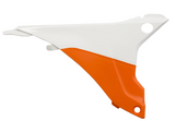 Acerbis Air Box Cover for 2014-16 KTM EXC / EXC-F - White/Orange - 2374125412