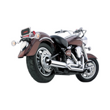 Cobra USA PowerPro HP 2-Into-1 Exhaust for 1999-07 Yamaha XV1600A / XV1700A - Chrome - 2471