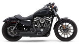 Cobra USA 909 Speedster Exhaust for 2007-13 Harley Sportster models - Black - 6704B