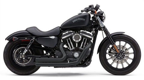 Cobra USA 909 Speedster Exhaust for 2007-13 Harley Sportster models - Black - 6704B