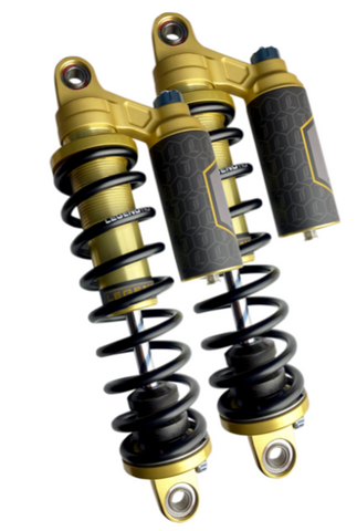 Legends REVO-ARC Piggyback Coil Suspension For 1999-17 Harley Dyna - Heavy Duty - 14 Inch - 1310-1915