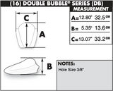 Zero Gravity Double Bubble Windscreen for 2004-07 Honda CBR1000RR - Clear - 16-423-01