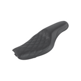 Saddlemen Profiler 2-Up Low Profile Seat for 2004-20 Harley Sportster models - Black/Lattice Stitched - 807-03-149