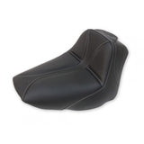 Saddlemen Dominator Solo Seat for 2006-17 Harley Softail Deluxe - Black/Smooth Stitched - 806-15-0042
