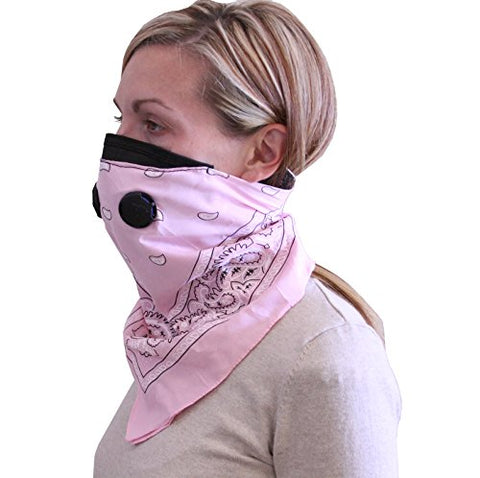 ATV-Tek Rider Dust Mask - Pro Bandana - Pink