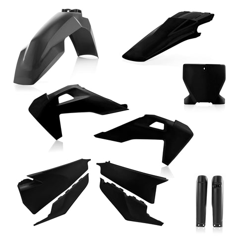 Acerbis Full Plastic Kit for Husqvarna models - Black - 2726550001