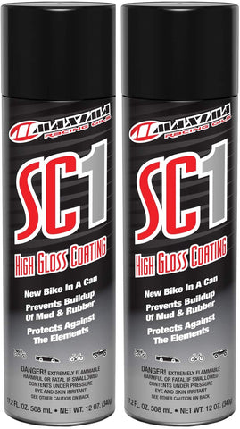 Maxima SC1 High Gloss Silicone Polish - 12 Oz Spray - 2 Pack