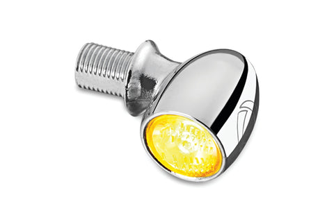Kuryakyn Atto Marker Light - Front/Rear - Chrome-Clear Lense-Amber Signal - 2521