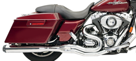 Bassani Road Rage II B1 Power System for 1995-16 Harley FL Touring models - Chrome - FLH-777