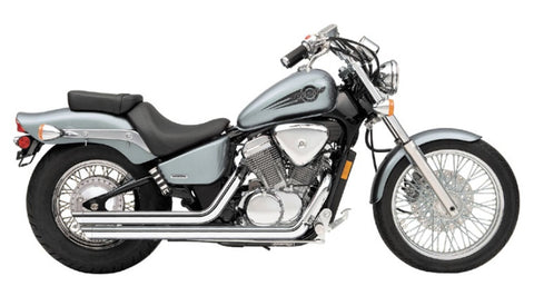 Cobra USA 1921 Chrome StreetRod Slash-Cut Exhaust for 1988-07 Honda VT600 Shadow