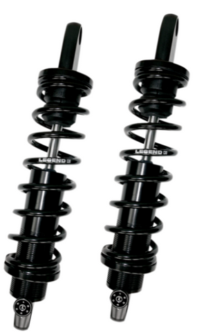 Legends REVO-A Adjustable Coil Suspension for 1991-17 Harley Dyna models - Black/13in - 1310-0947