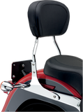 Cobra USA Round Sissy Bar with Pad for 2004-19 Harley Sportster Models - Chrome - 602-1303
