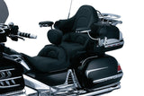 Kuryakyn 8991 - Passenger Armrests for 2001-2017 GL1800 Models - Chrome/Black