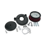 Arlen Ness Stage I Big Sucker Air Cleaner Kit for Harleys - Wrinkle Black - 18-326