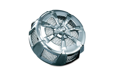 Kuryakyn Alley Cat Air Cleaner Cover for Harley - Chrome - 9439