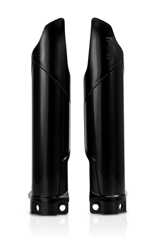 Acerbis Fork Covers for 2014-21 Kawasaki KX85 - Black - 2374060001