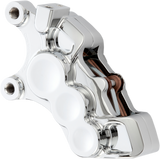 Arlen Ness 02-214 Chrome 6 Piston Tech Brake Caliper for 2006-19 Harley FLH models
