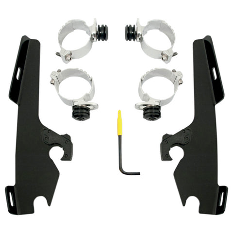 Memphis Trigger Lock Mount Kit for Harley Dyna Models - Black - MEB8977