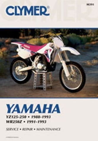 Clymer M391 Service & Repair Manual for Yamaha YZ125 / YZ250 / YZ250WR / WR250Z