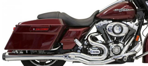 Bassani Road Rage II Mega Power System for 1995-16 Harley FL Touring models - Chrome - FLH-767