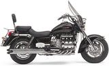 Cobra USA Slash-Cut Drag Pipes 6-to-6 Exhaust for 1997-03 Honda GL1500 Valkyrie - Chrome - 1269